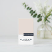 Carte De Rendez-vous Simple Moderne pastel Géométrique (Debout devant)