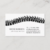 Carte de rendez-vous simple pour chiropracteur (Devant)