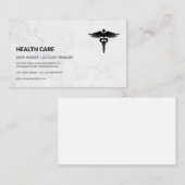 Carte De Rendez-vous Soins de santé | Symbole médical (Devant / Derrière)