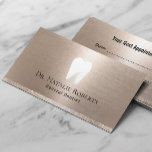 Carte De Rendez-vous Soins dentaires Logo dentaire Moderne Gold Dentist<br><div class="desc">Dentist Tooth Logo moderne Gold Dental Cartes de rendez-vous dentaire.</div>