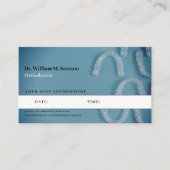 Carte De Rendez-vous Soins dentaires Orthodontiste moderne invisible go (Devant)