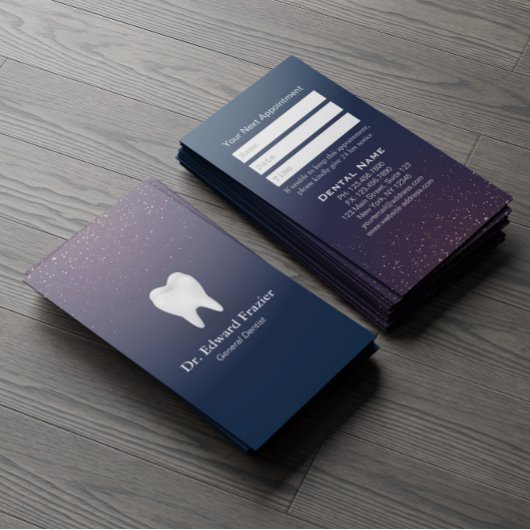 Carte De Rendez-vous Soins dentaires professionnels Dentiste Nomination