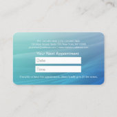 Carte De Rendez-vous Soins dentaires professionnels Dentiste Rendez-vou (Dos)