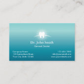 Carte De Rendez-vous Soins dentaires professionnels Nomination d'un den (Devant)