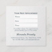 Carte De Rendez-vous Soins pour animaux de compagnie Gros assis Baignad (Dos)