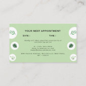 Carte De Rendez-vous Soins professionnels de la pelouse et des arbres (Dos)