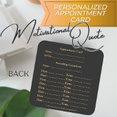 Carte De Rendez-vous "Soyez curieux" Good Vibes Business Consultant