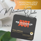 Carte De Rendez-vous "Soyez curieux" Good Vibes Business Consultant