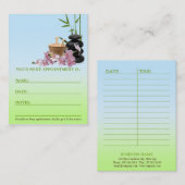 Carte de rendez-vous SPA & Beauté Resort (Devant / Derrière)