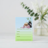 Carte de rendez-vous SPA & Beauté Resort (Debout devant)