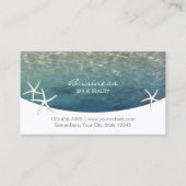 Carte De Rendez-vous Spa de plage & Starfish & salon de beauté (Devant)