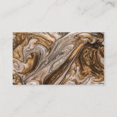 Carte De Rendez-vous Spa de salon moderne cuivre et or (Dos)