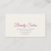 Carte De Rendez-vous SPA Essential Huile Massage Aromathérapie Rendez-v (Dos)