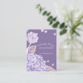 Carte de rendez-vous Spa Lush Hydrangeas (Debout devant)