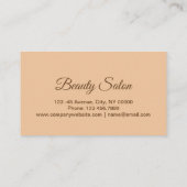 Carte De Rendez-vous Spa Zen Acupression Massage thérapie Nomination (Dos)