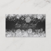 Carte de rendez-vous Sparkling Night Noir (Dos)