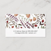 Carte de rendez-vous Spring Floral Arrangement (Dos)