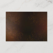Carte De Rendez-vous Steampunk Rusty Background (Dos)