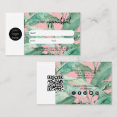 Carte de rendez-vous suivante pour les Feuilles tr (Devant / Derrière)