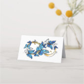 Carte De Rendez-vous Symbol Infinity of Blue Morpho Butterflies (Dos)