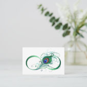 Carte De Rendez-vous Symbole de l'Infinity (Debout devant)