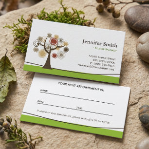 Carte De Rendez-vous Symbole Elegant Tree of Life - Nomination
