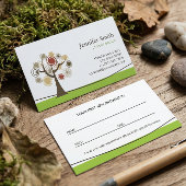 Carte De Rendez-vous Symbole Elegant Tree of Life - Nomination