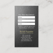 Carte De Rendez-vous Symbole OM incorporé YOGA - Nomination d'instructe (Dos)