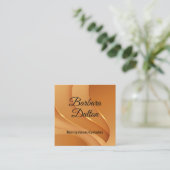 Carte De Rendez-vous Terracotta Ocher Or Beige (Debout devant)