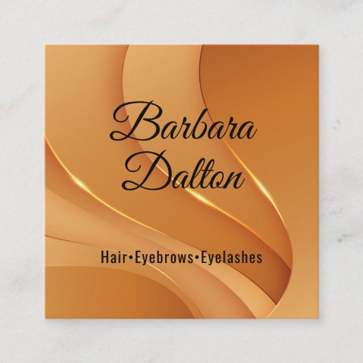 Carte De Rendez-vous Terracotta Ocher Or Beige (Devant)