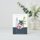 CARTE DE RENDEZ-VOUS THÉRAPIE DE MASSAGE SPA DE LA MARINE DE PIERRE D'O (Debout devant)