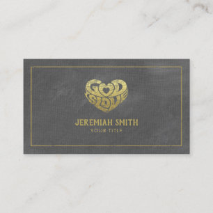 Carte De Rendez-vous Toile gris Dieu est amour Église chrétienne Pasteu