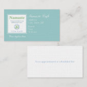 Carte De Rendez-vous Traduction Namaste (Devant / Derrière)