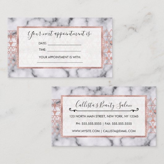 Carte De Rendez-vous Triangle triangulaire triangulaire triangulaire en (Devant / Derrière)