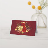 Carte De Rendez-vous Trois Roses de bijoux (Dos)