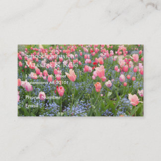 Carte De Rendez-vous Tulipes roses et ombres
