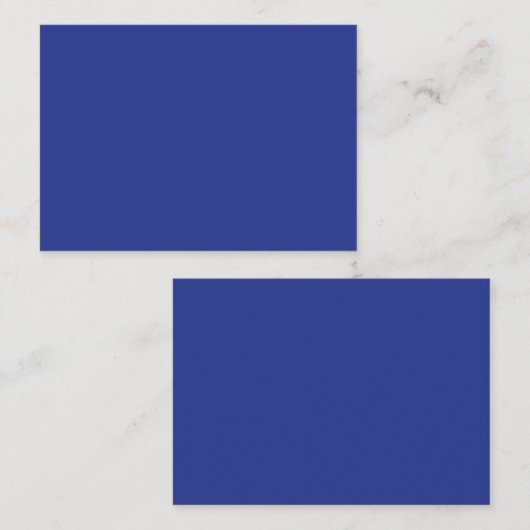 Carte De Rendez-vous Un fond bleu uni sans autre élément visible (Devant / Derrière)