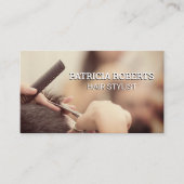 Carte De Rendez-vous Une Femme Coupe Les Cheveux (Devant)