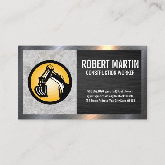 Carte De Rendez-vous Véhicule de construction | Dozer (Devant)