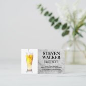 Carte De Rendez-vous Verre de bière (Debout devant)