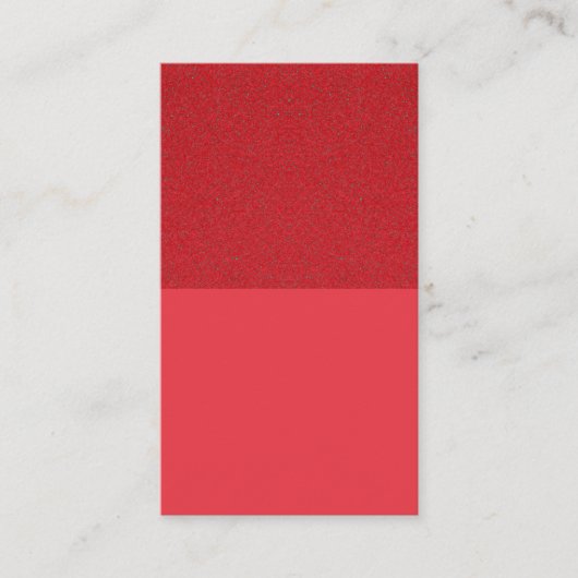 Carte de rendez-vous verticale rouge tomate - Pers (Devant)