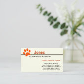 Carte De Rendez-vous vétérinaire (Debout devant)