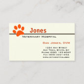 Carte De Rendez-vous vétérinaire (Devant)