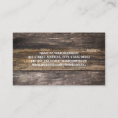 Carte De Rendez-vous Vieille table en bois rustique | Sacs à café (Dos)