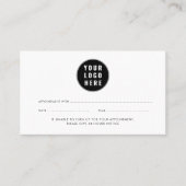 Carte De Rendez-vous Votre Logo Simple Entreprise Vet Services (Devant)