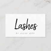 Carte De Rendez-vous Votre prochaine nomination | Rappel | Lashes (Dos)