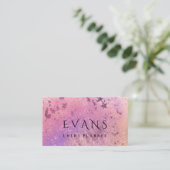 Carte De Rendez-vous Wedding planner d'événement Rose Blush Coiffeur PI (Debout devant)