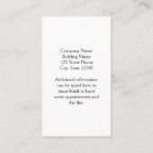 Carte De Rendez-vous Wedding planner Minimal Chic Robe Pearl Collier (Dos)