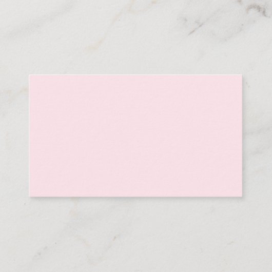 Carte De Rendez-vous Woman Pink Cleaning Service Appointment Card (Dos)