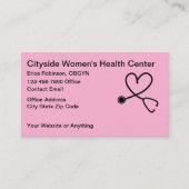 Carte De Rendez-vous Women's Health OBGYN Appointment Cards (Devant)